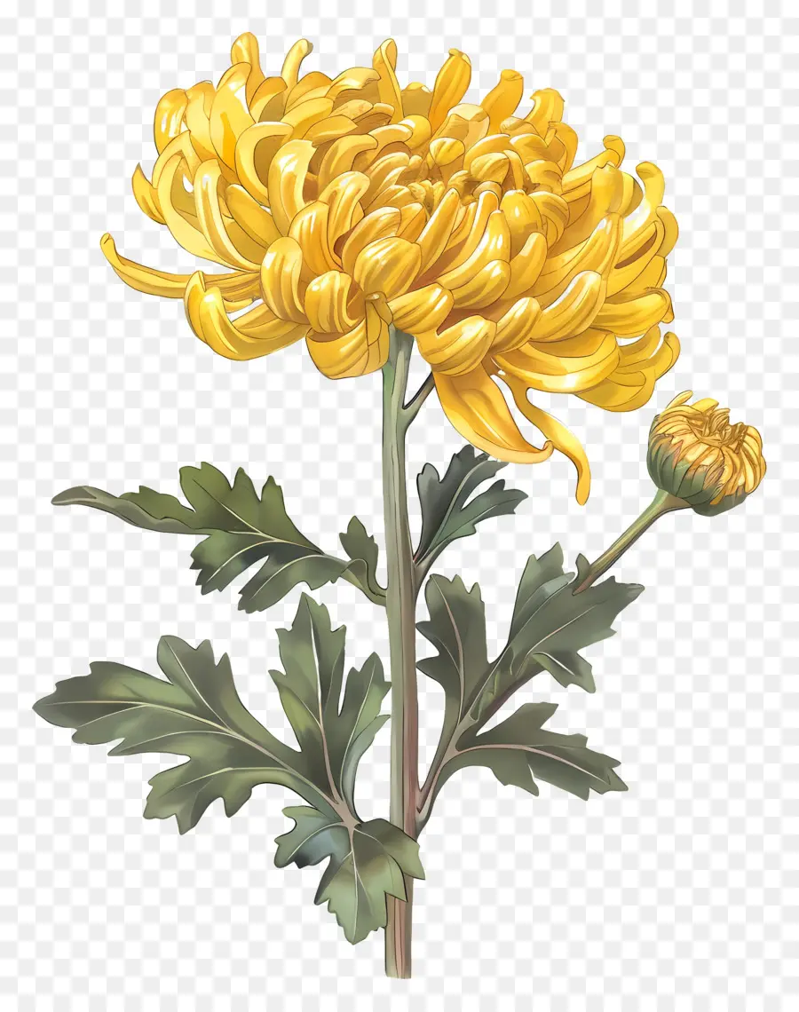 Chrysanthème Jaune，Jaune PNG