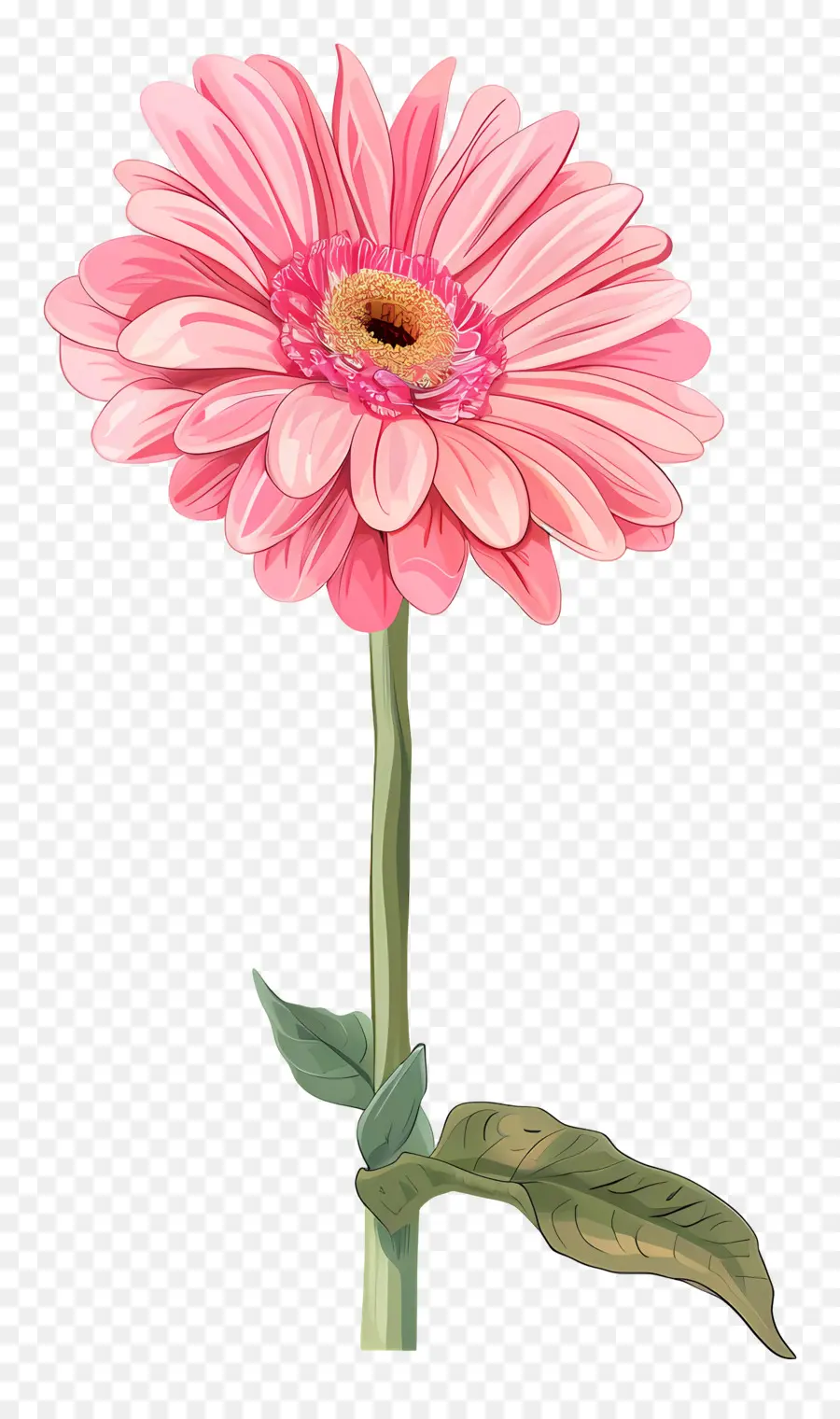 Gerbera Rose，Fleur Rose PNG