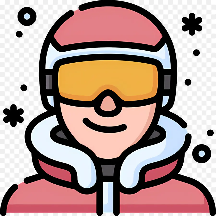 Skieur，Lunettes PNG