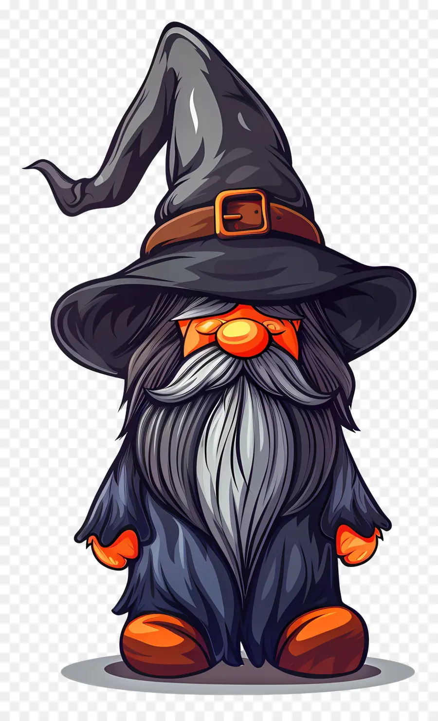 Gnome D'halloween，Magicien PNG