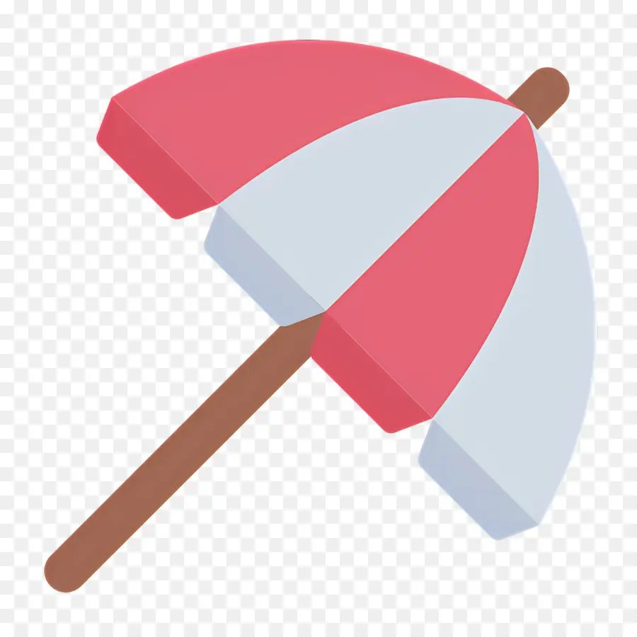 Parasol，Parapluie Rouge Et Blanc PNG