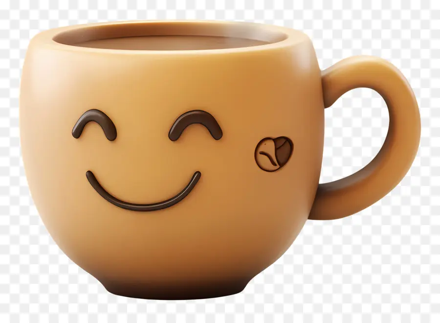 Café à La Vapeur，Coupe Souriante PNG