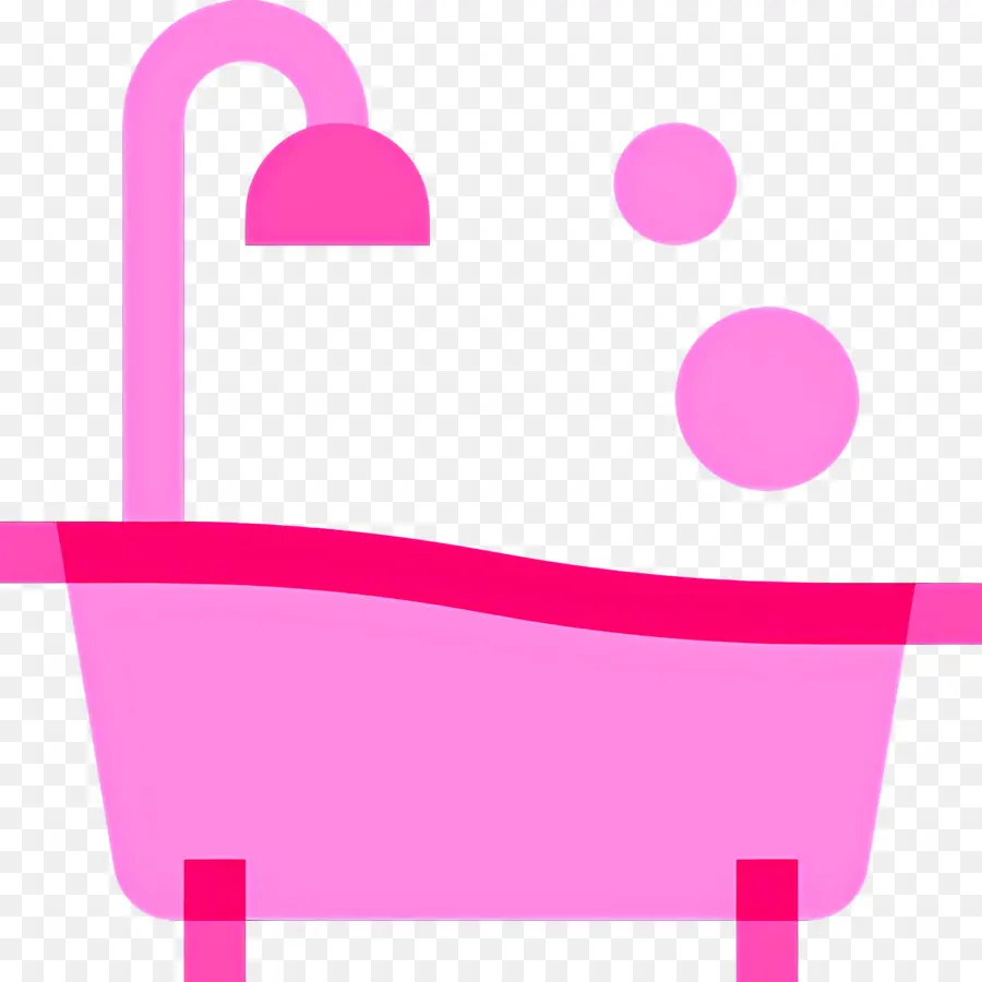 Baignoire，Baignoire Rose PNG