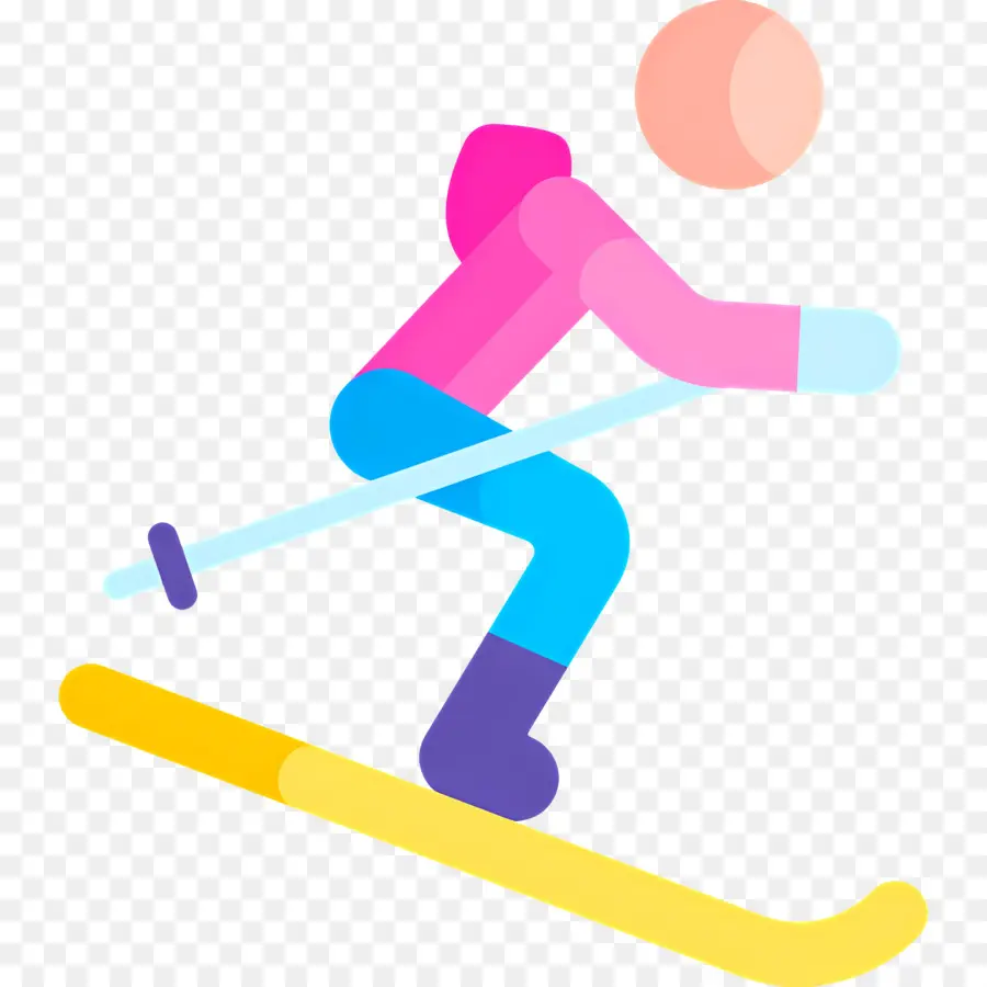 Skieur，Ski PNG