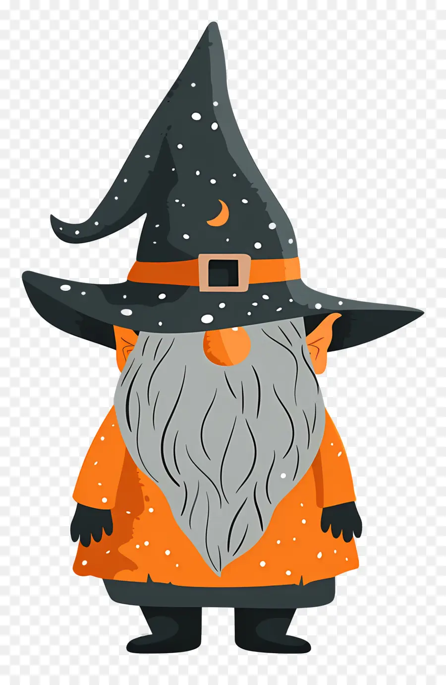 Gnome D'halloween，Magicien PNG