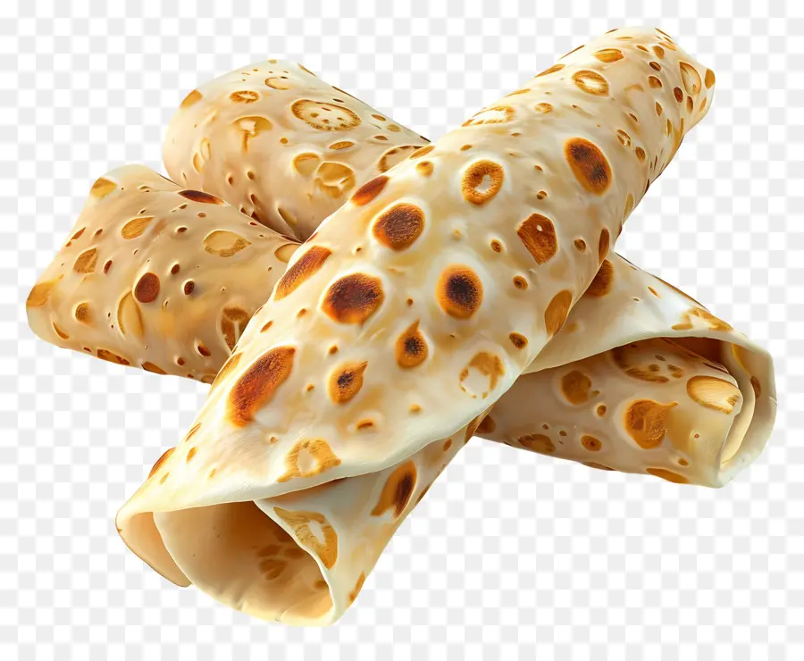 Pain Lavash，Pains Plats Roulés PNG