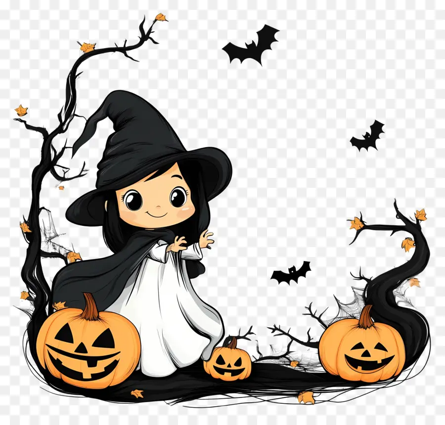 Halloween，Sorcière PNG