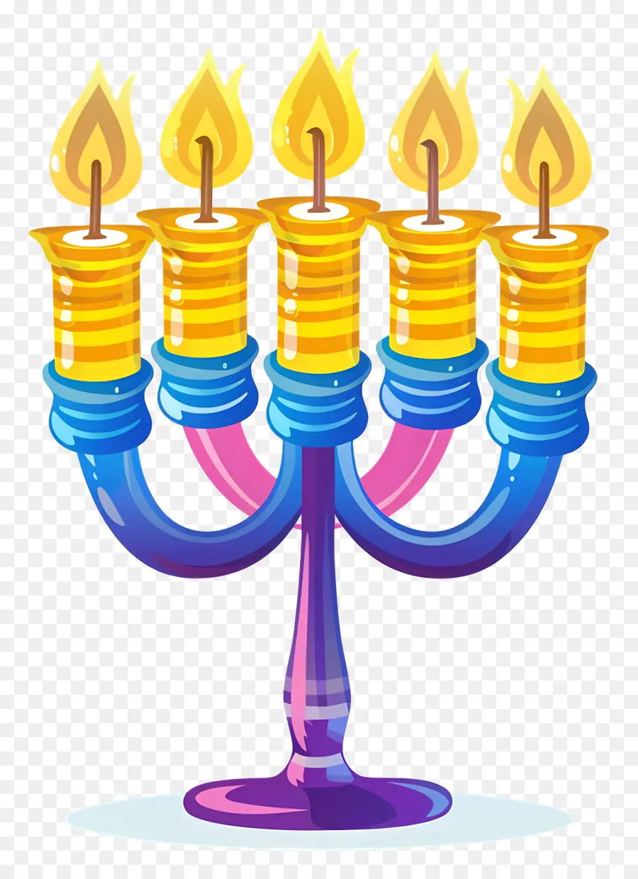 Hanoukka Menorah，Ménorah PNG