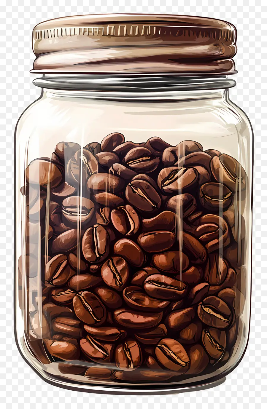 Pot à Café，Café En Grains PNG