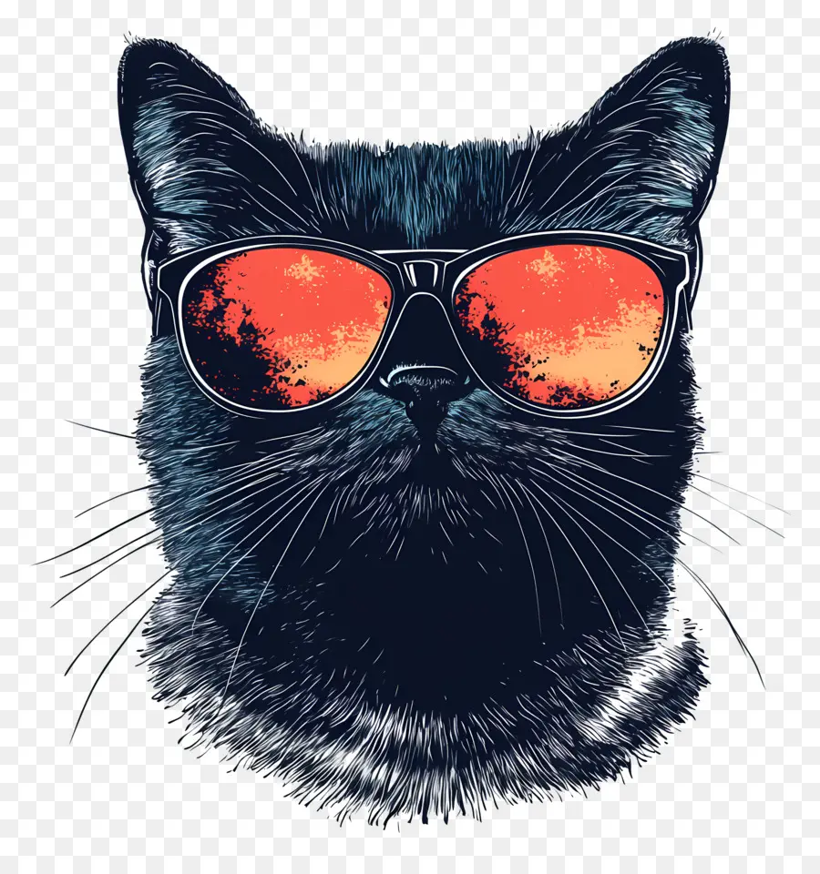 Lunettes De Soleil，Chat Avec Des Lunettes De Soleil PNG