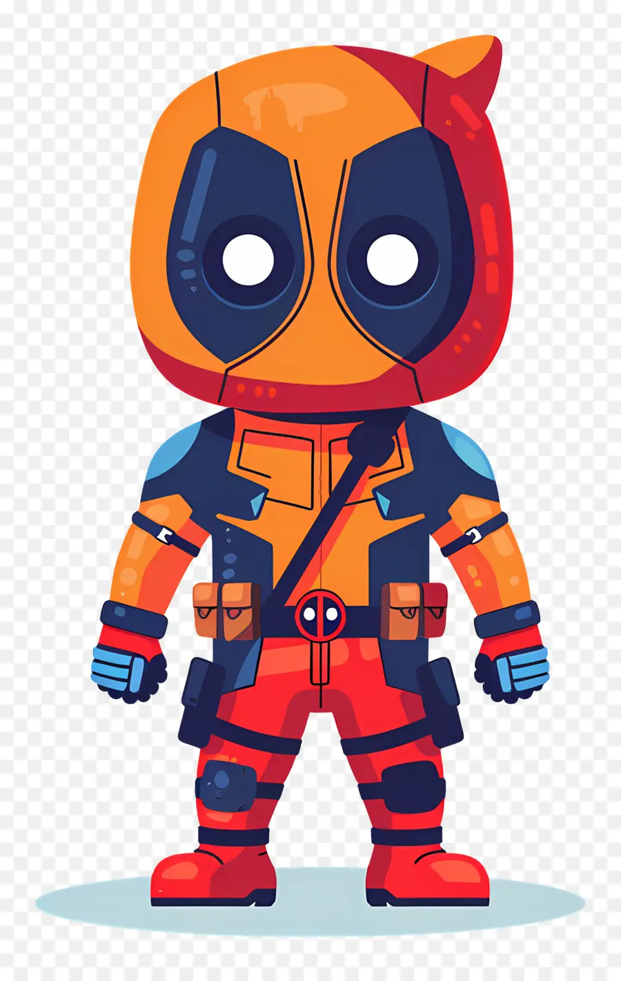 Deadpool Mignon，Personnage De Dessin Animé PNG