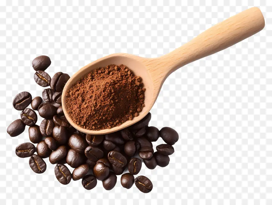 Café En Poudre，Café En Grains PNG