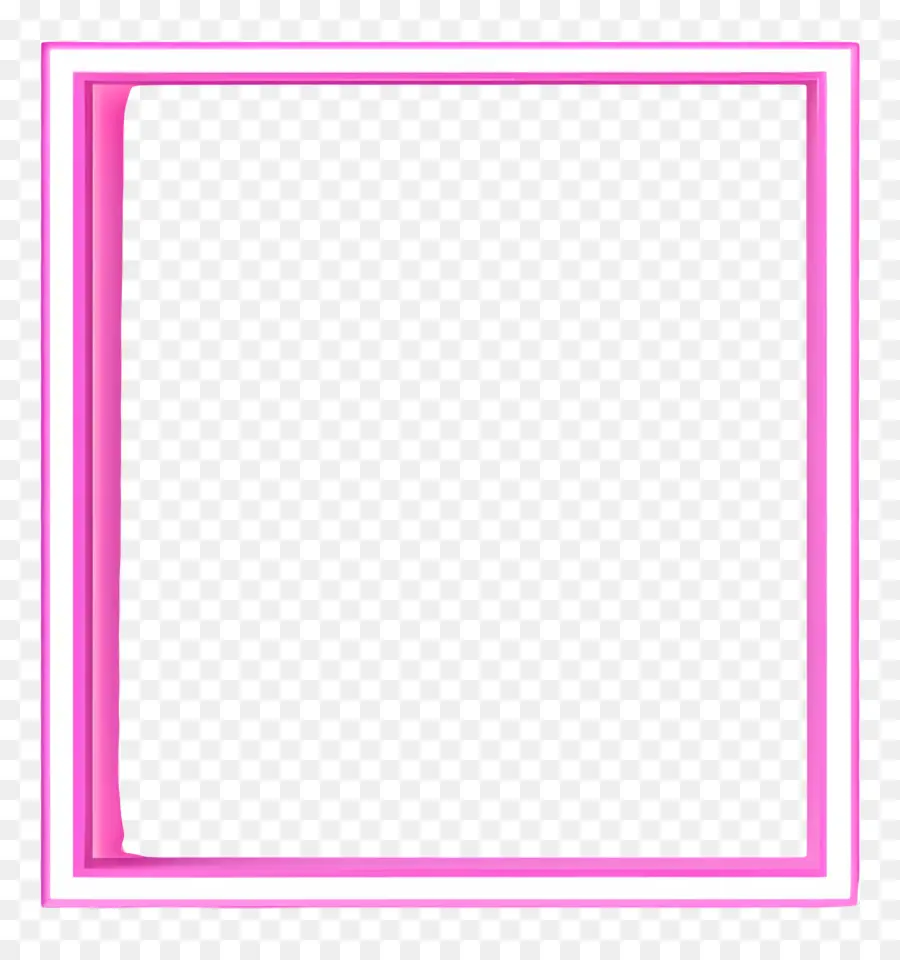 Cadre Simple Rose，Cadre Rose PNG