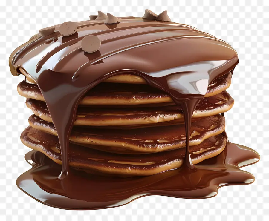 Crêpe Au Chocolat，Crêpes Au Chocolat PNG