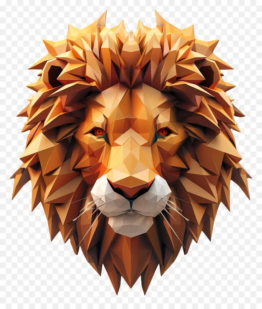 Visage De Lion，Lion PNG