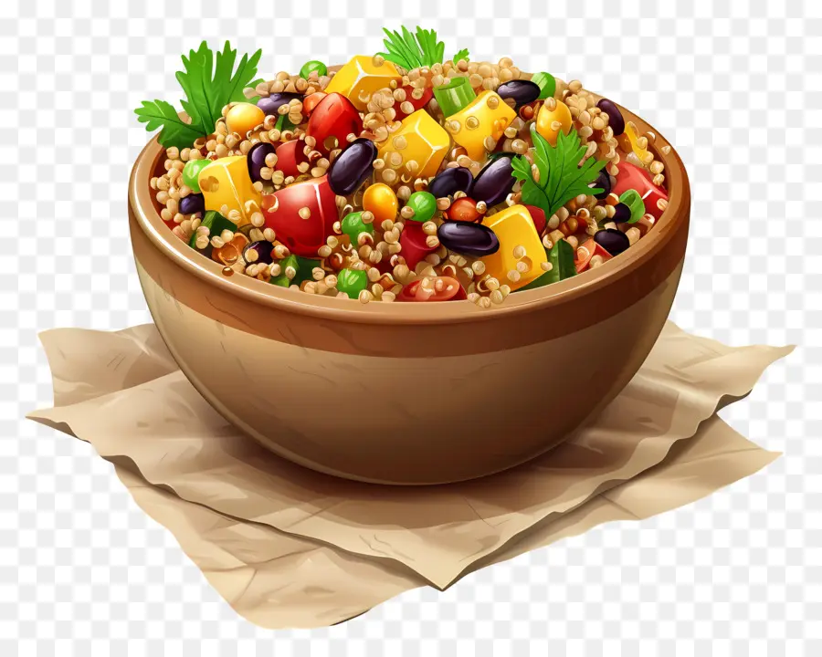 Bol De Quinoa，Saladier PNG