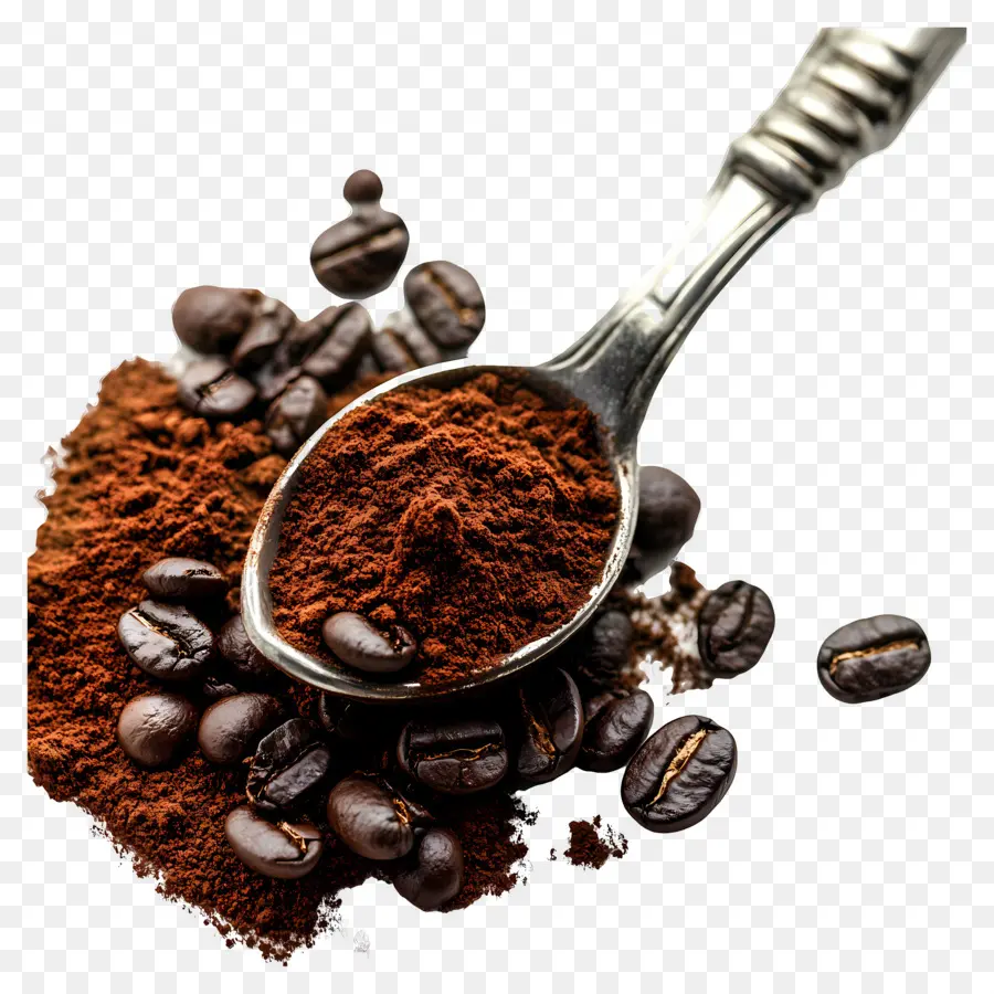 Café En Poudre，Café En Grains PNG