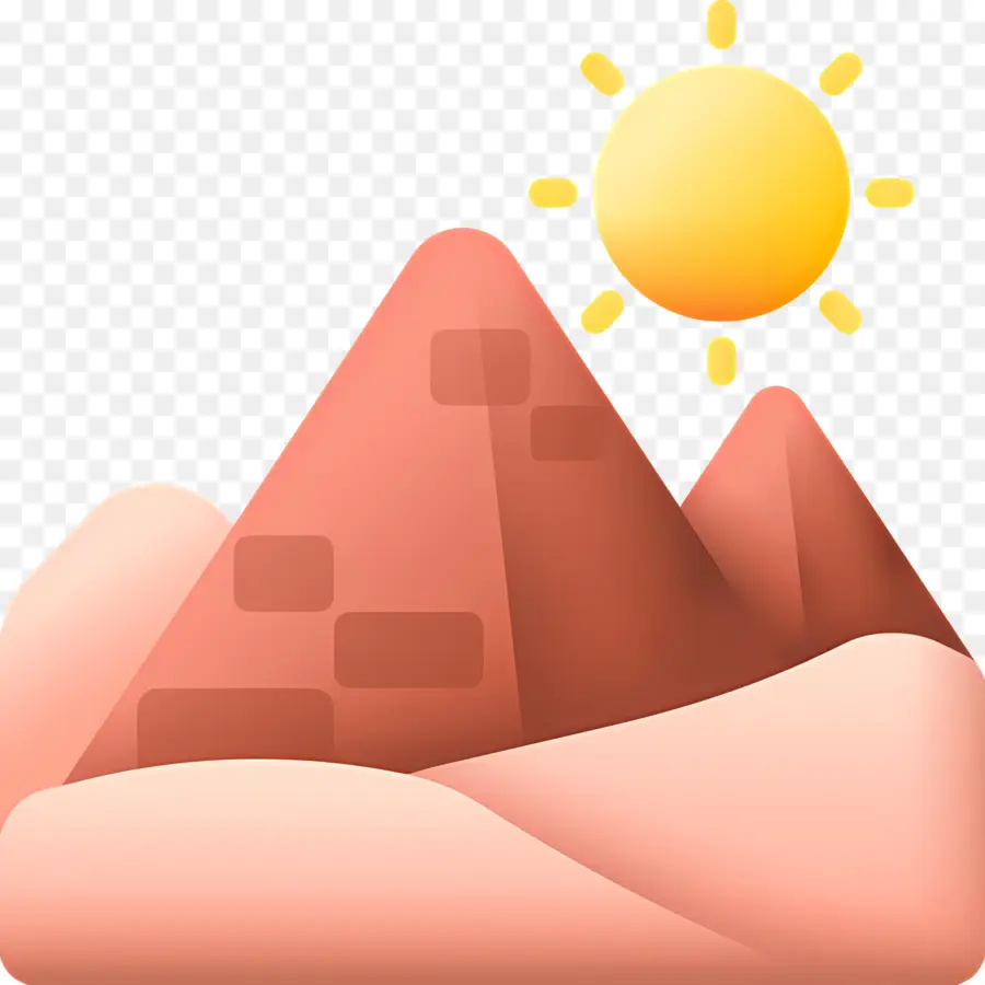 Pyramide，Désert PNG