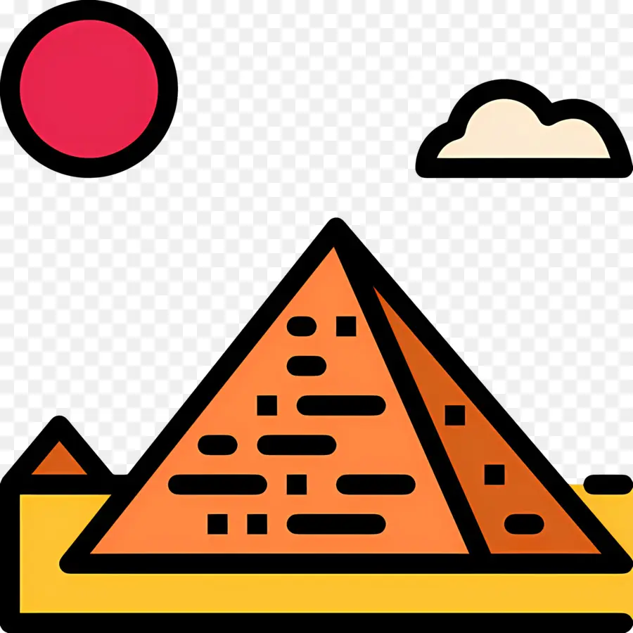 Pyramide，Egypte PNG