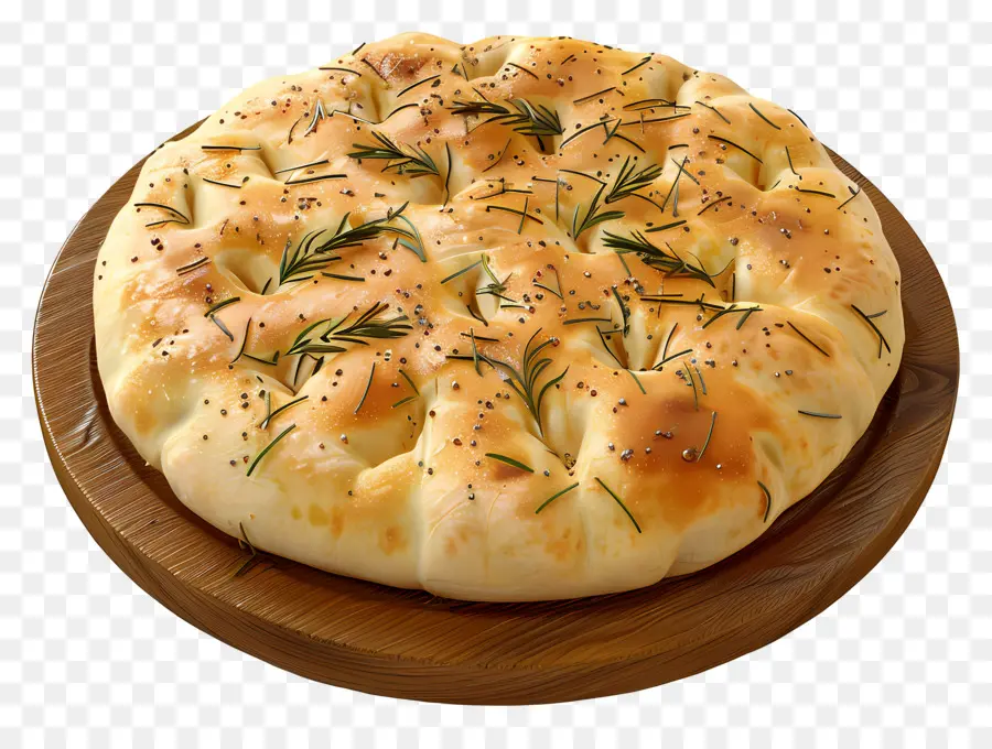 Pain Focaccia，Romarin PNG