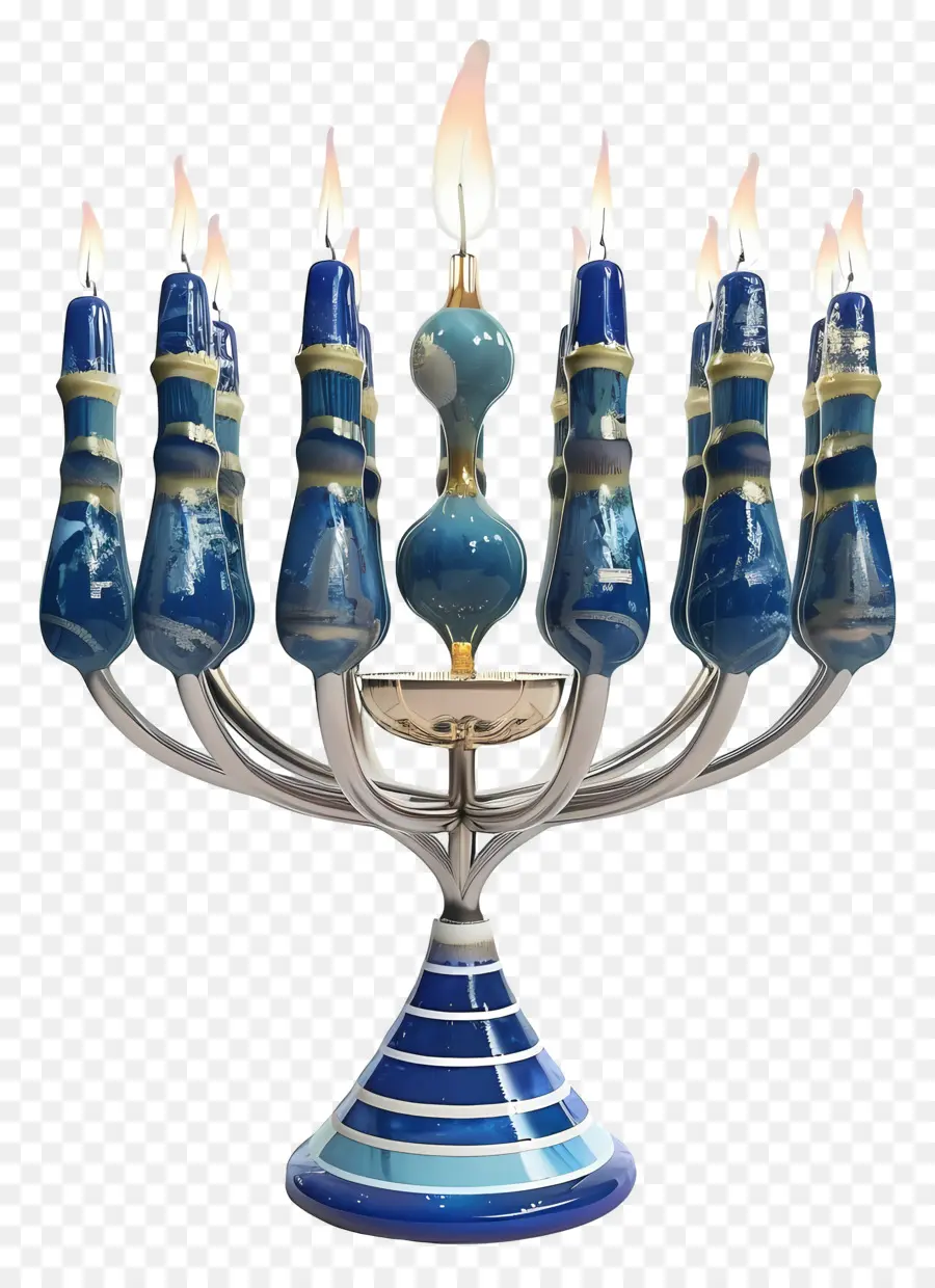 Hanoukka Menorah，Ménorah PNG