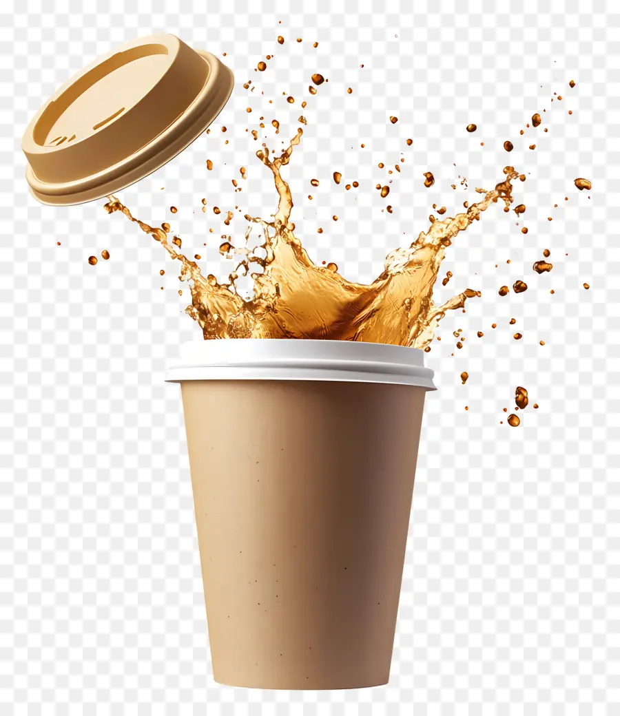 Café Splash，Tasse à Café PNG