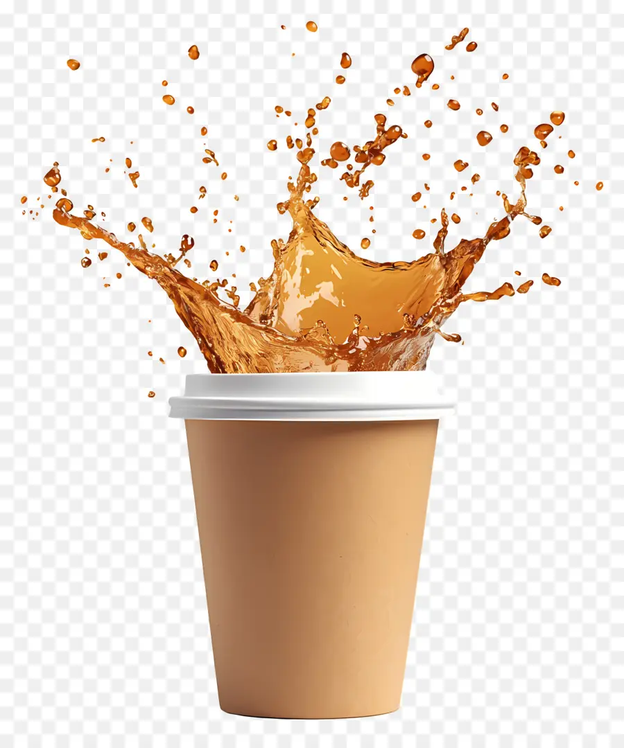 Café Splash，Tasse à Café PNG