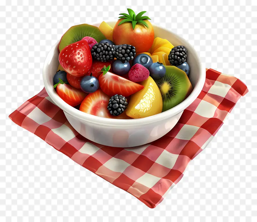 Bol De Fruits Pour Le Petit Déjeuner，Bol De Fruits PNG