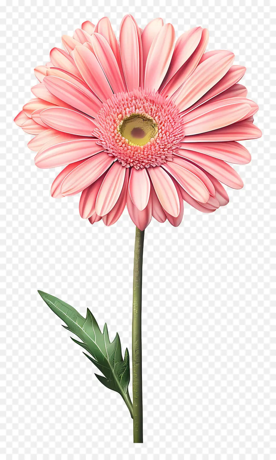 Gerbera Rose，Fleur Rose PNG