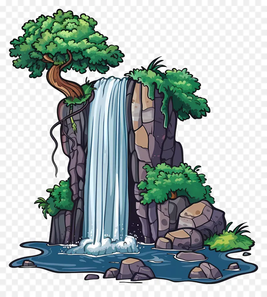 Cascade Forestière，Cascade PNG