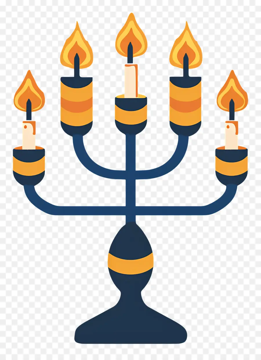 Hanoukka Menorah，Candélabre PNG