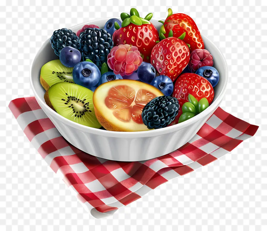 Bol De Fruits Pour Le Petit Déjeuner，Salade De Fruits PNG