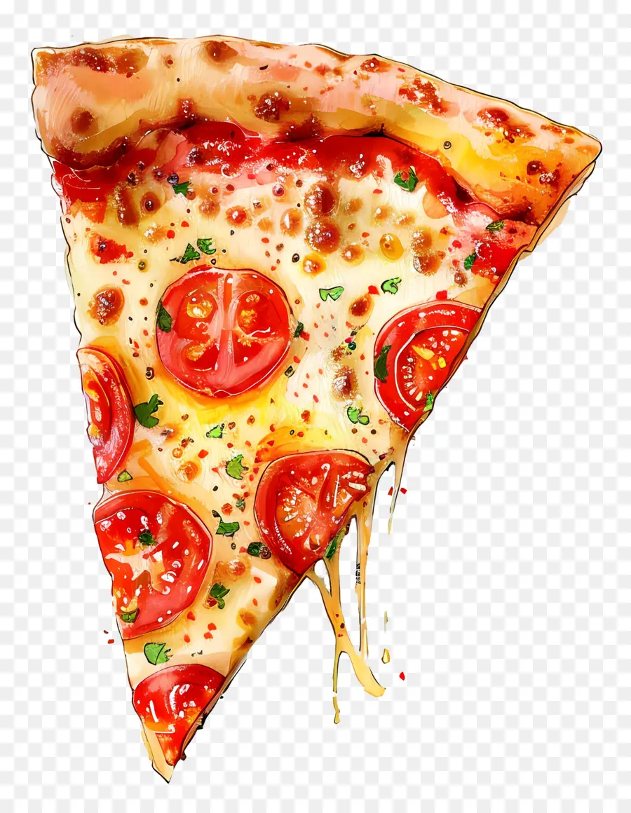 Tranche De Pizza，Fromage PNG