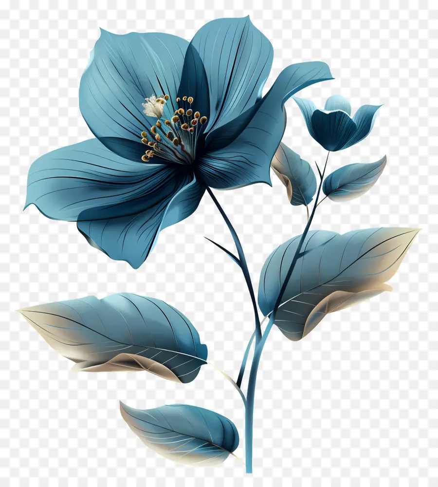 Fleur Bleue，Fleurs Bleues PNG