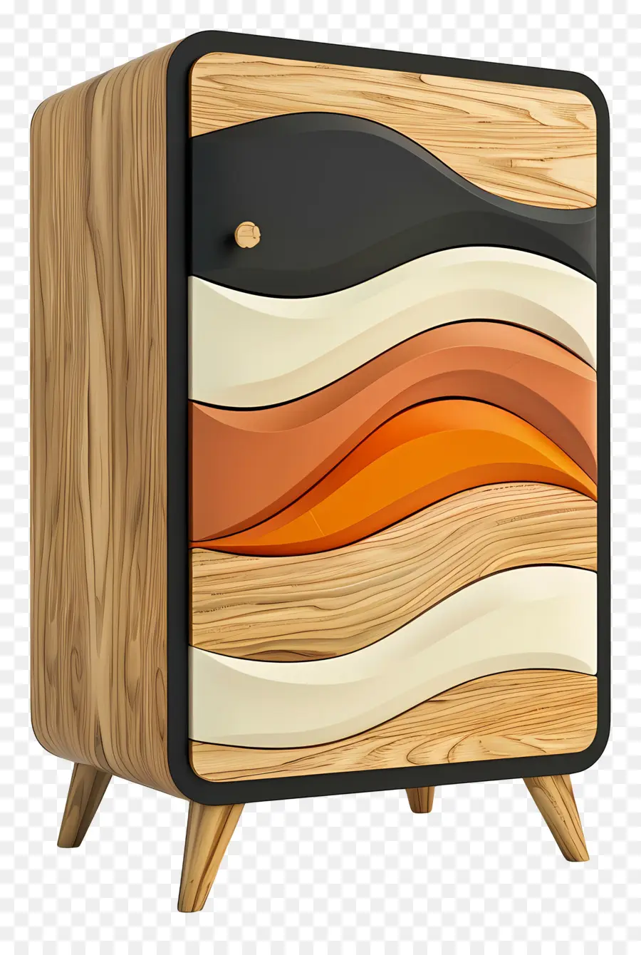 Armoire En Bois，Armoire Colorée PNG