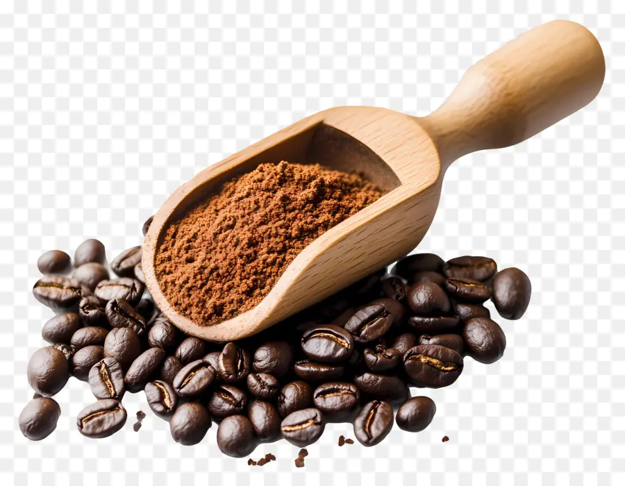 Café En Poudre，Café En Grains PNG