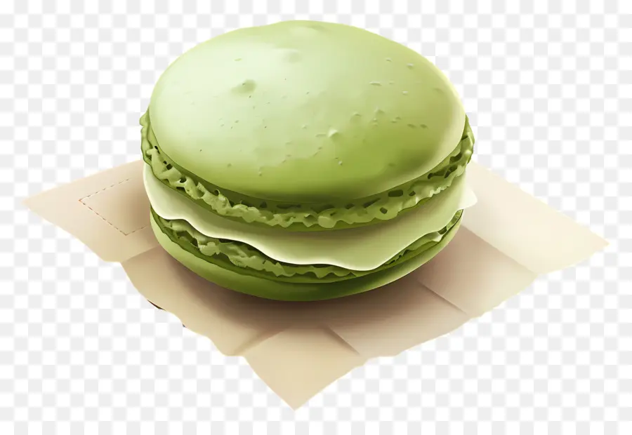 Macarons Au Matcha，Macarons Verts PNG