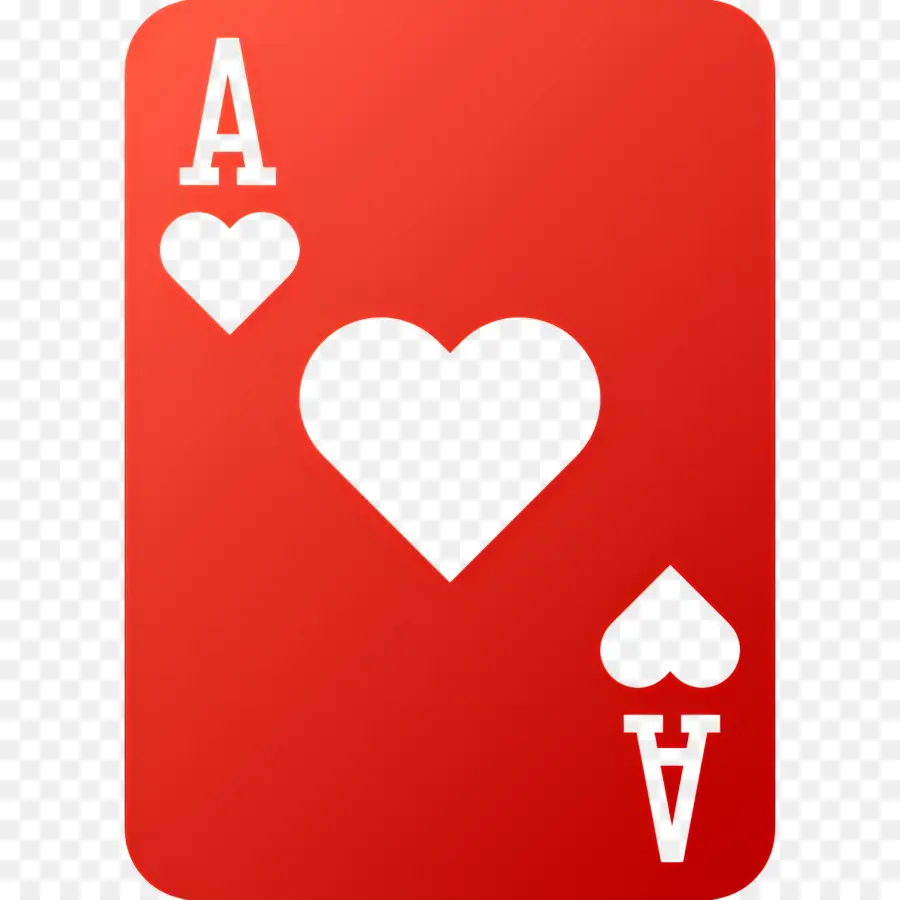 As De Coeur，Jeu De Cartes PNG