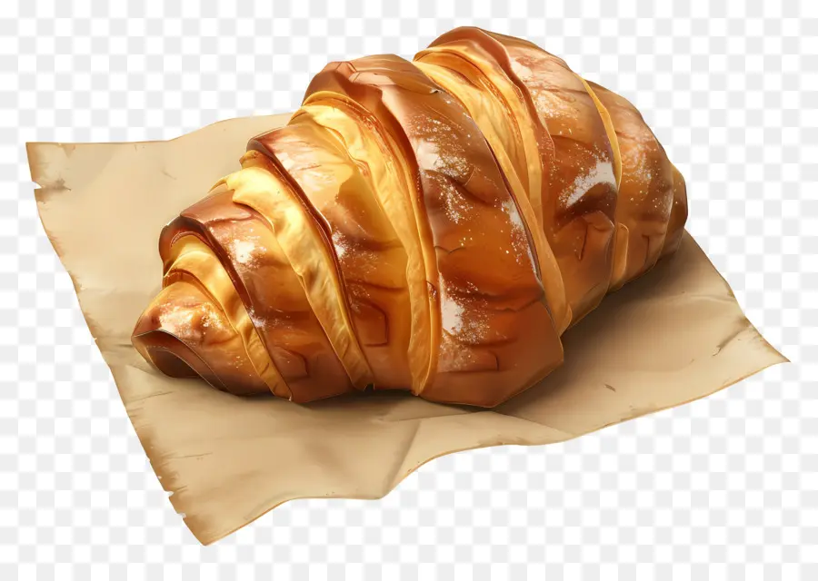 Pain Brioché，Croissant PNG