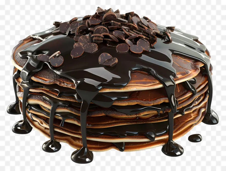 Crêpe Au Chocolat，Crêpes Au Chocolat PNG