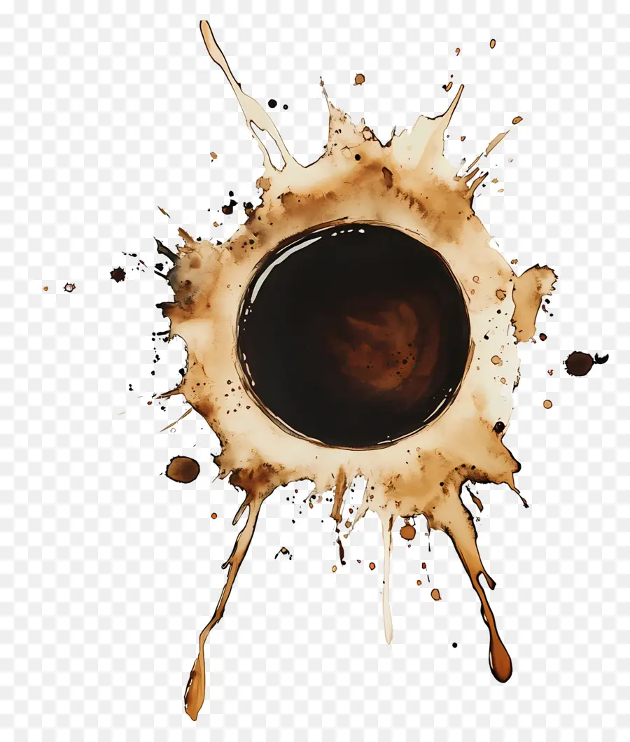 Tache De Café，Éclabousser PNG