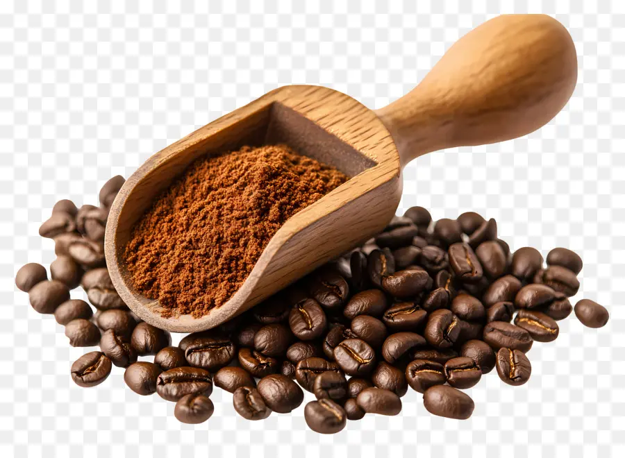 Café En Poudre，Café En Grains PNG