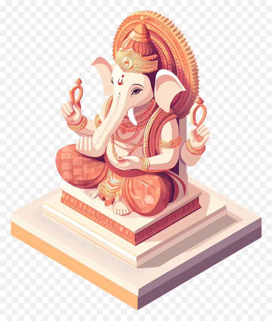 Ganesh，Statue De Ganesh PNG