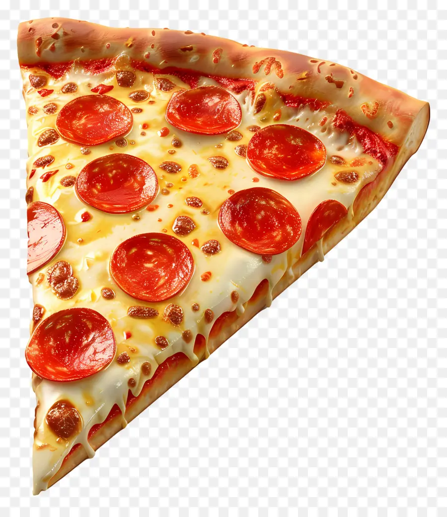 Tranche De Pizza，Pizza Au Pepperoni PNG