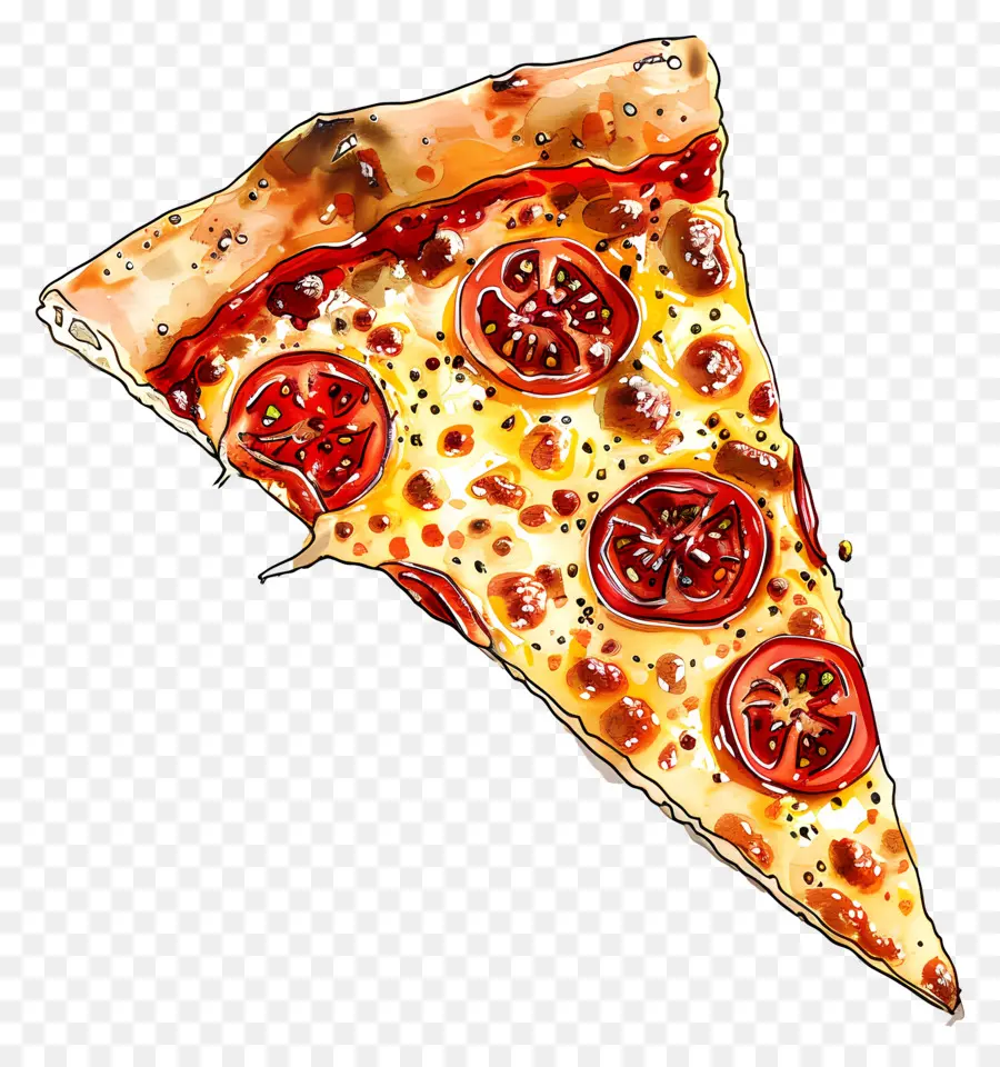 Tranche De Pizza，Fromage PNG