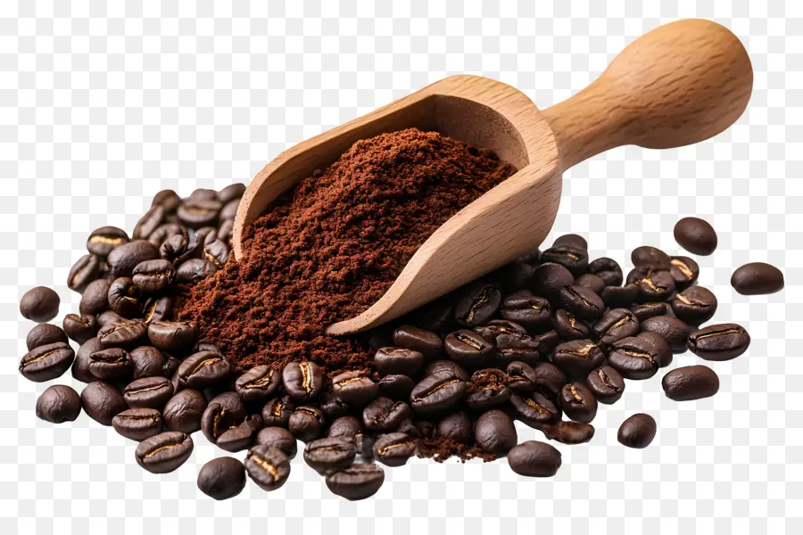 Café En Poudre，Café En Grains PNG