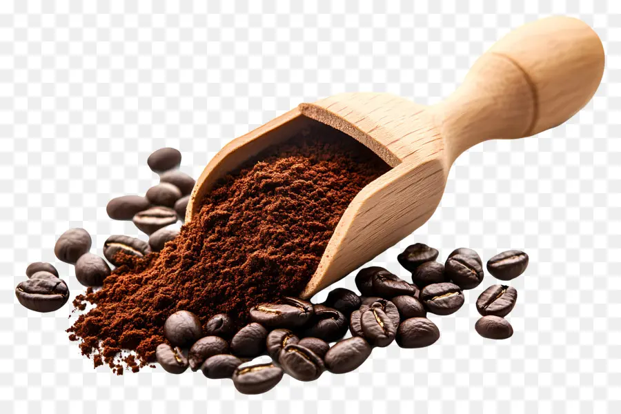 Café En Poudre，Café En Grains PNG