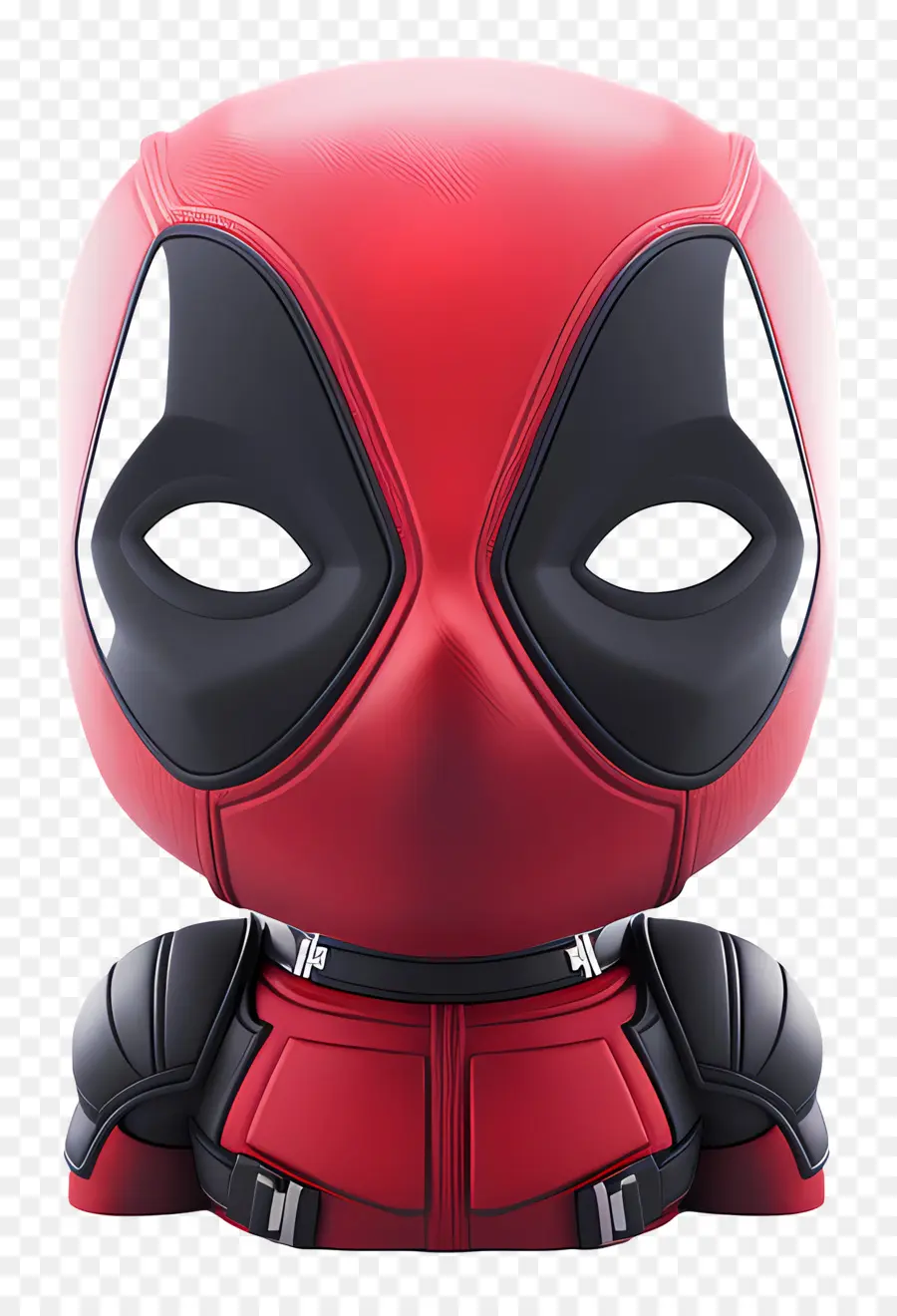 Visage De Deadpool De Dessin Animé，Personnage De Dessin Animé Rouge PNG