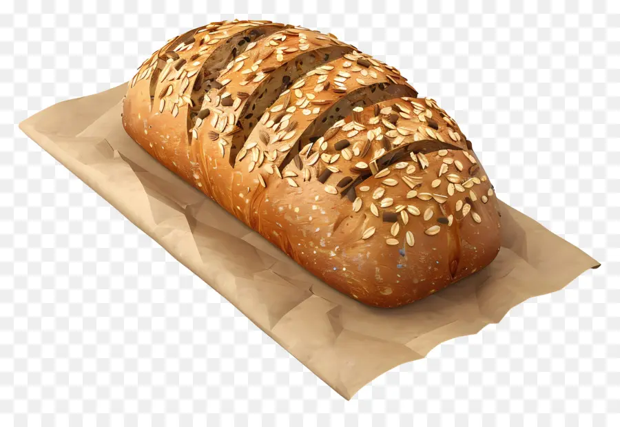 Pain Multigrains，Miche De Pain PNG