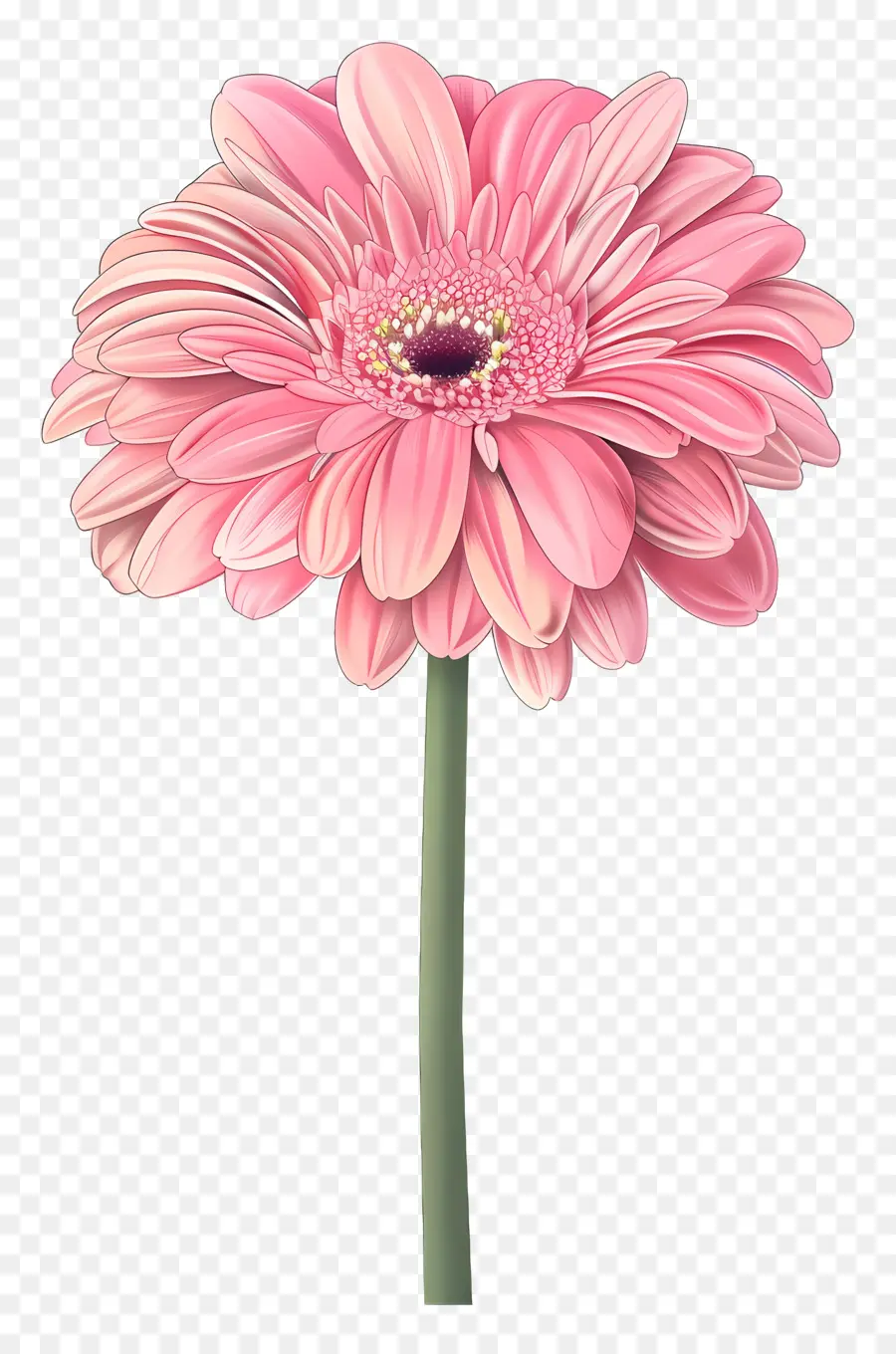 Gerbera Rose，Fleur Rose PNG